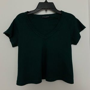 Dark green Brandy Melville crop